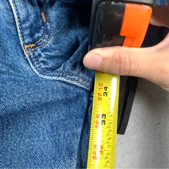 L.L. Bean Double L Relaxed Fit Jeans Womens 4T Blanket Lined Petite Vintage - Picture 15 of 16